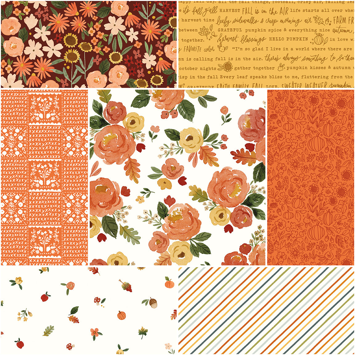 Happy Fall Days 1-Yard Bundle Cloud - 7 yds total