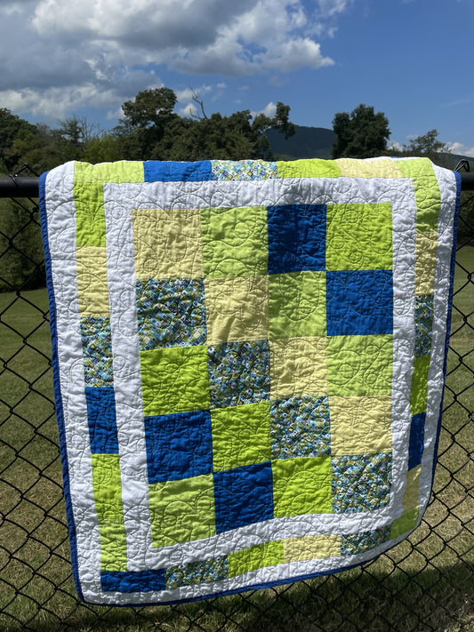 “Butterfly Kisses” Baby floor quilt