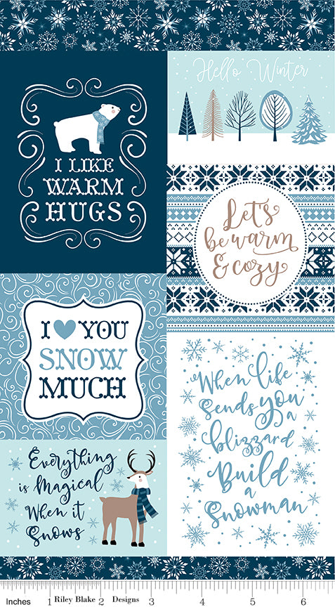 Winter Magic Warm Hugs Panel