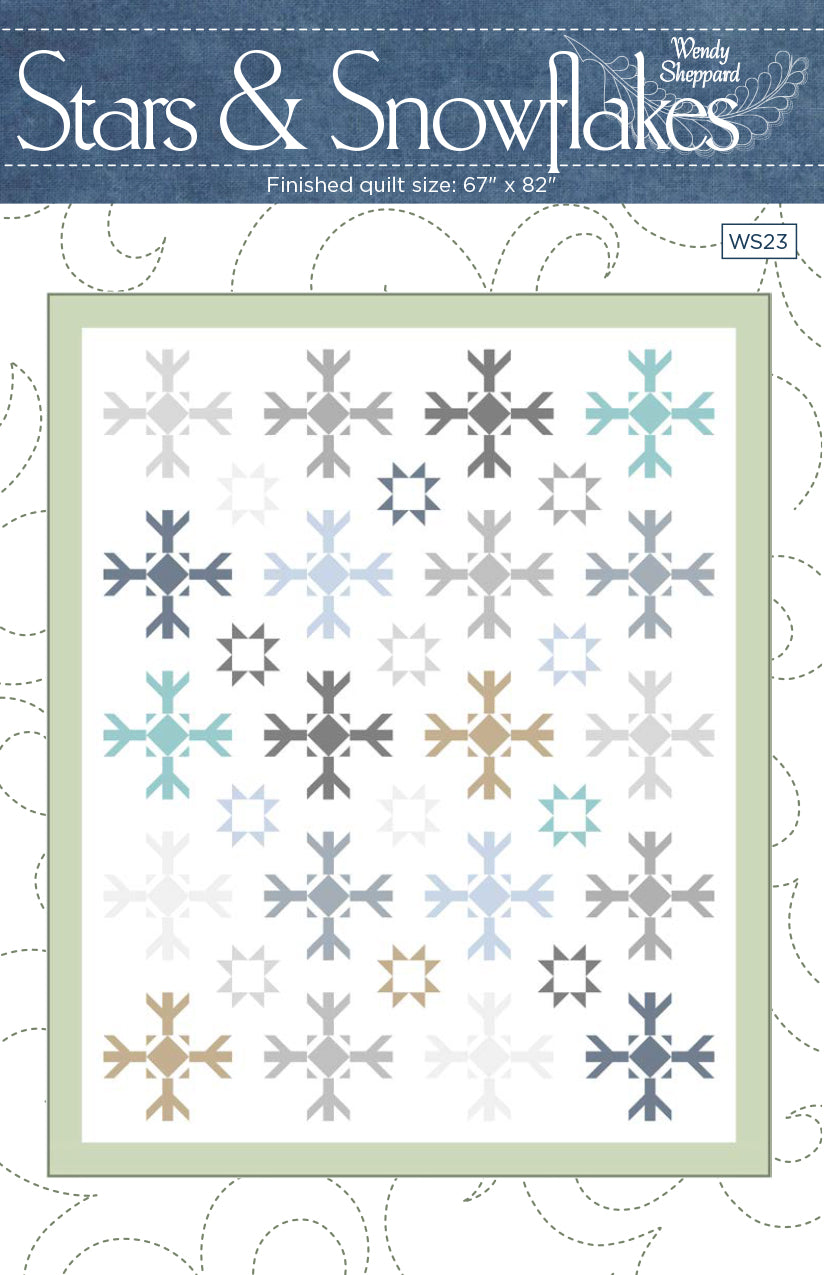 Stars & Snowflakes Quilt Pattern