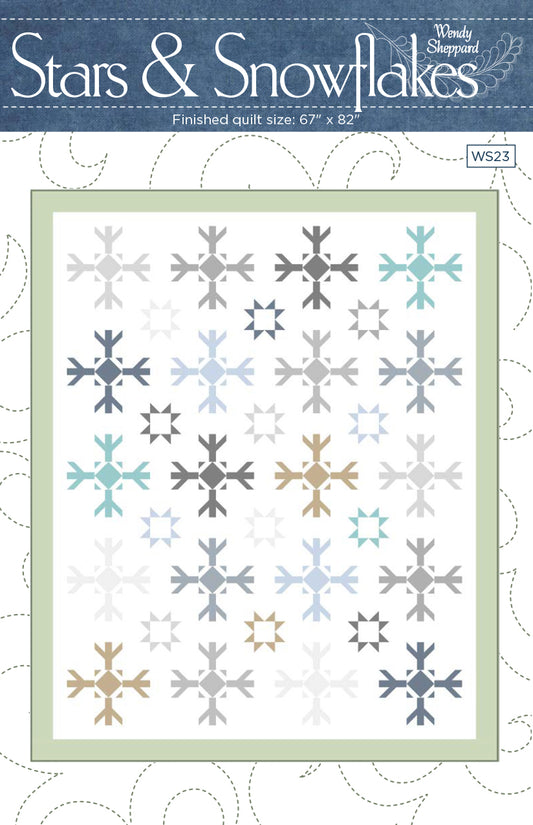 Stars & Snowflakes Quilt Pattern
